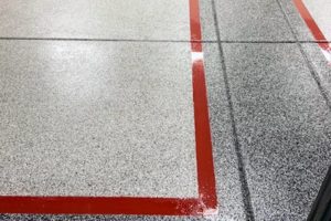 Epoxy Multi Color Garage Floor
